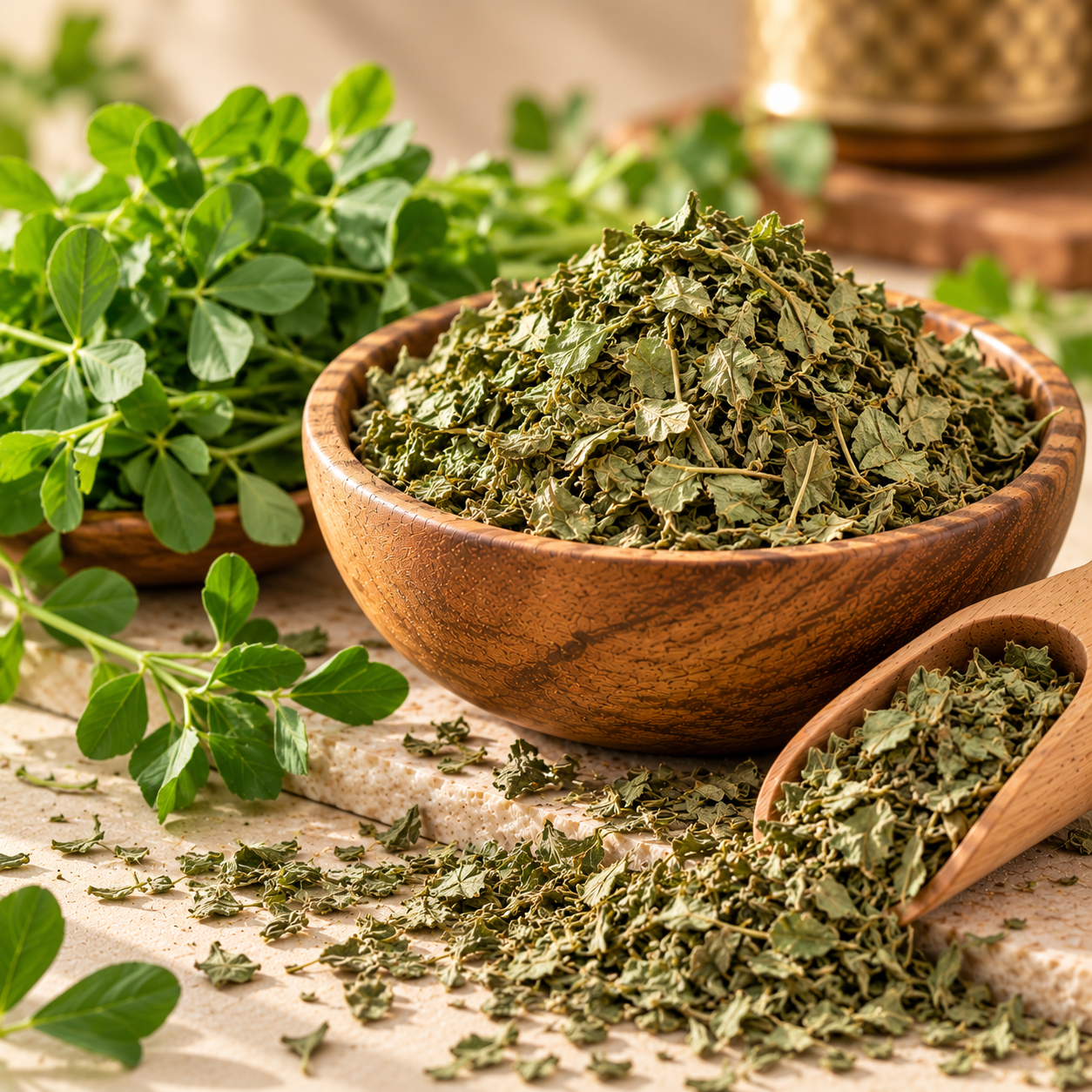 Kasuri Methi / Dried Fenugreek Leaves (Trigonella foenum-graecum)