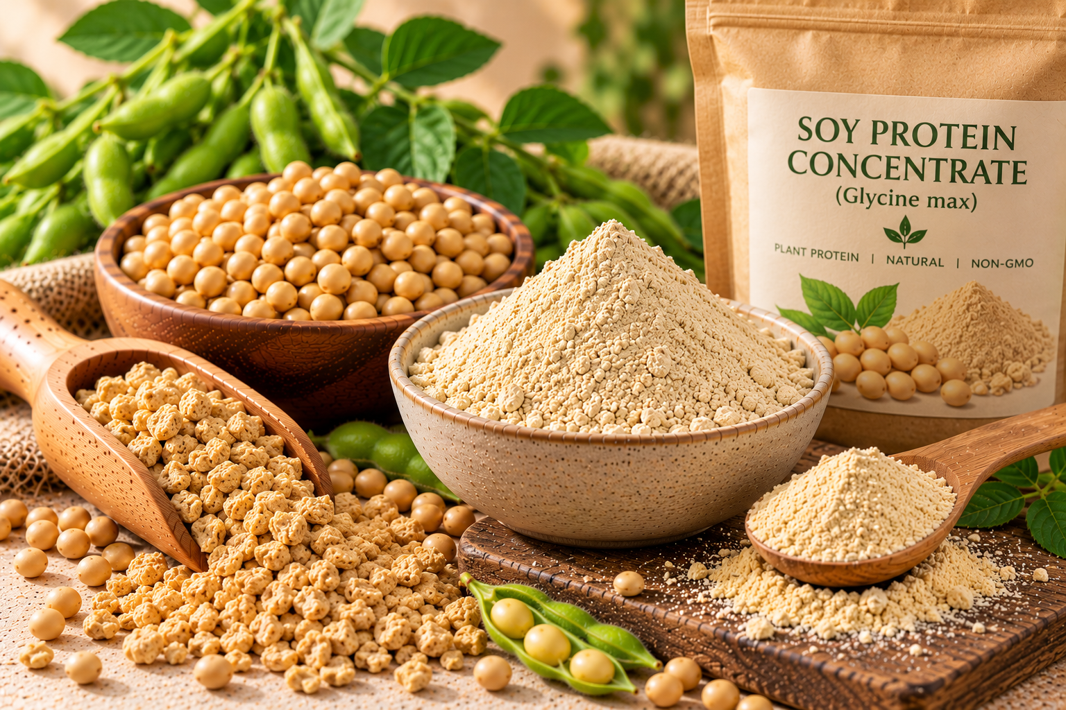 Soy Protein Concentrate (Glycine max)