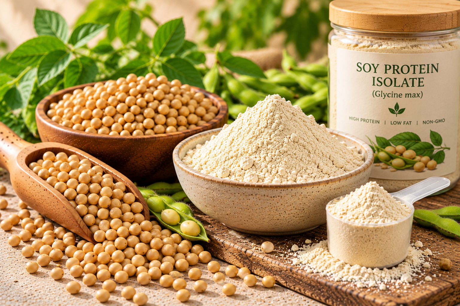 Soy Protein Isolate (Glycine max)